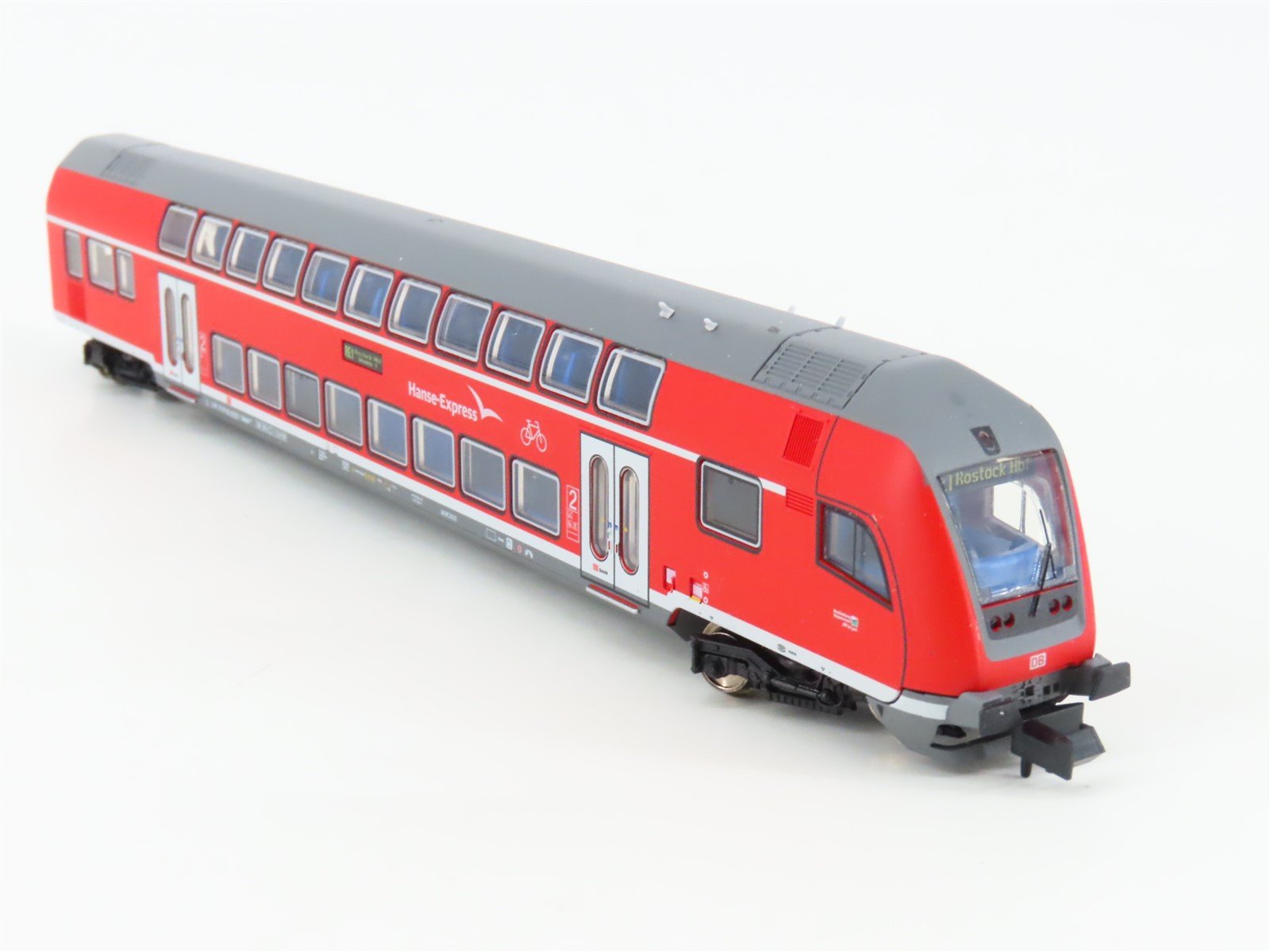 N Trix 15776-02 DB Deutsche Bahn Hanse-Express Control Bi-Level Passenger Car