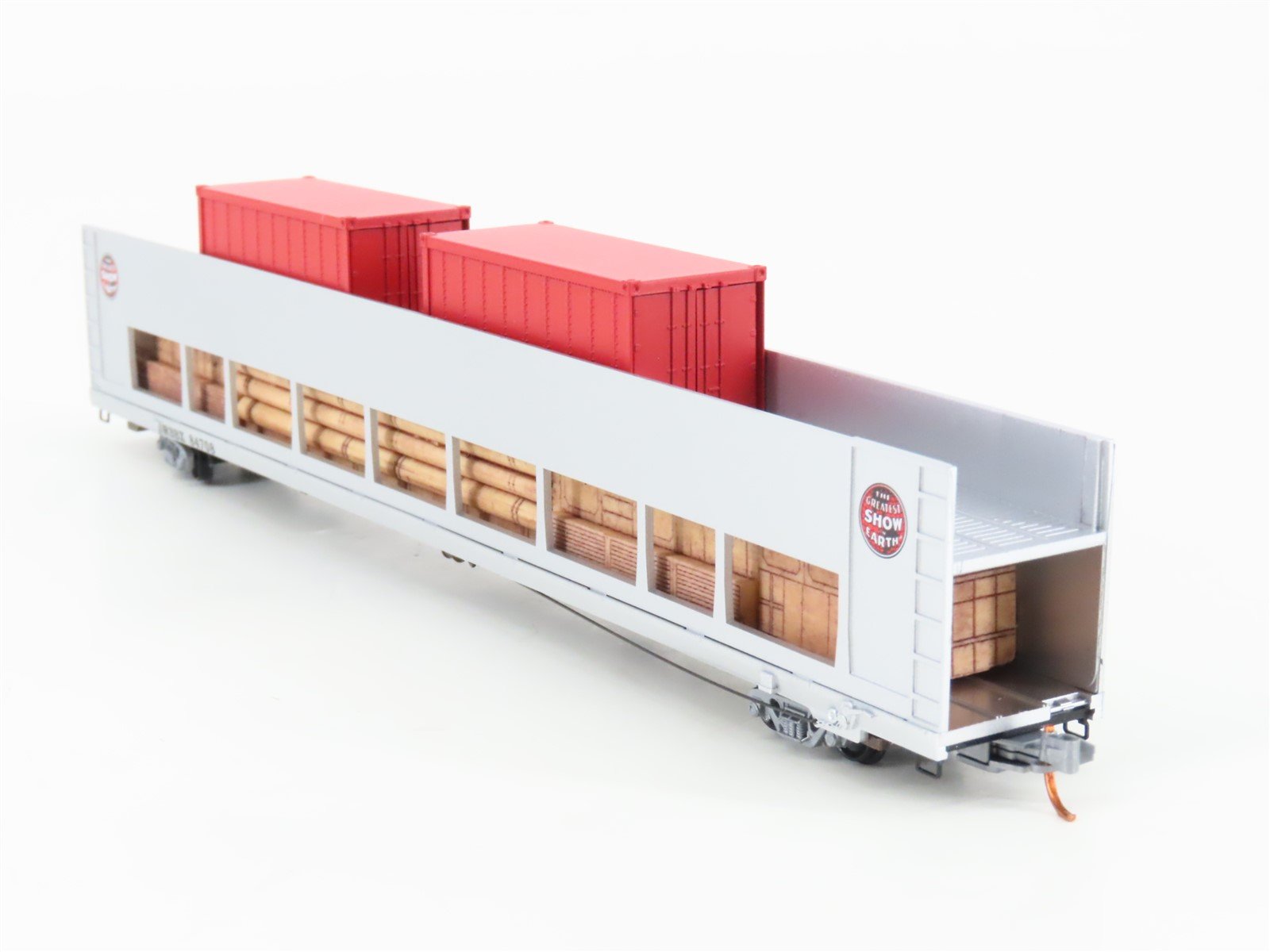 N Micro-Trains MTL 11200710 RBBX Ringling Bros 89' Bi-Level Auto Rack #4708
