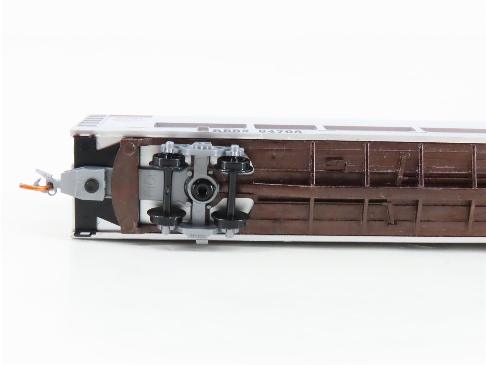 N Micro-Trains MTL 11200710 RBBX Ringling Bros 89' Bi-Level Auto Rack #4708
