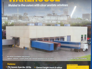 N Scale Walthers 933-3862 Modern Concrete Warehouse Building Kit SEALED