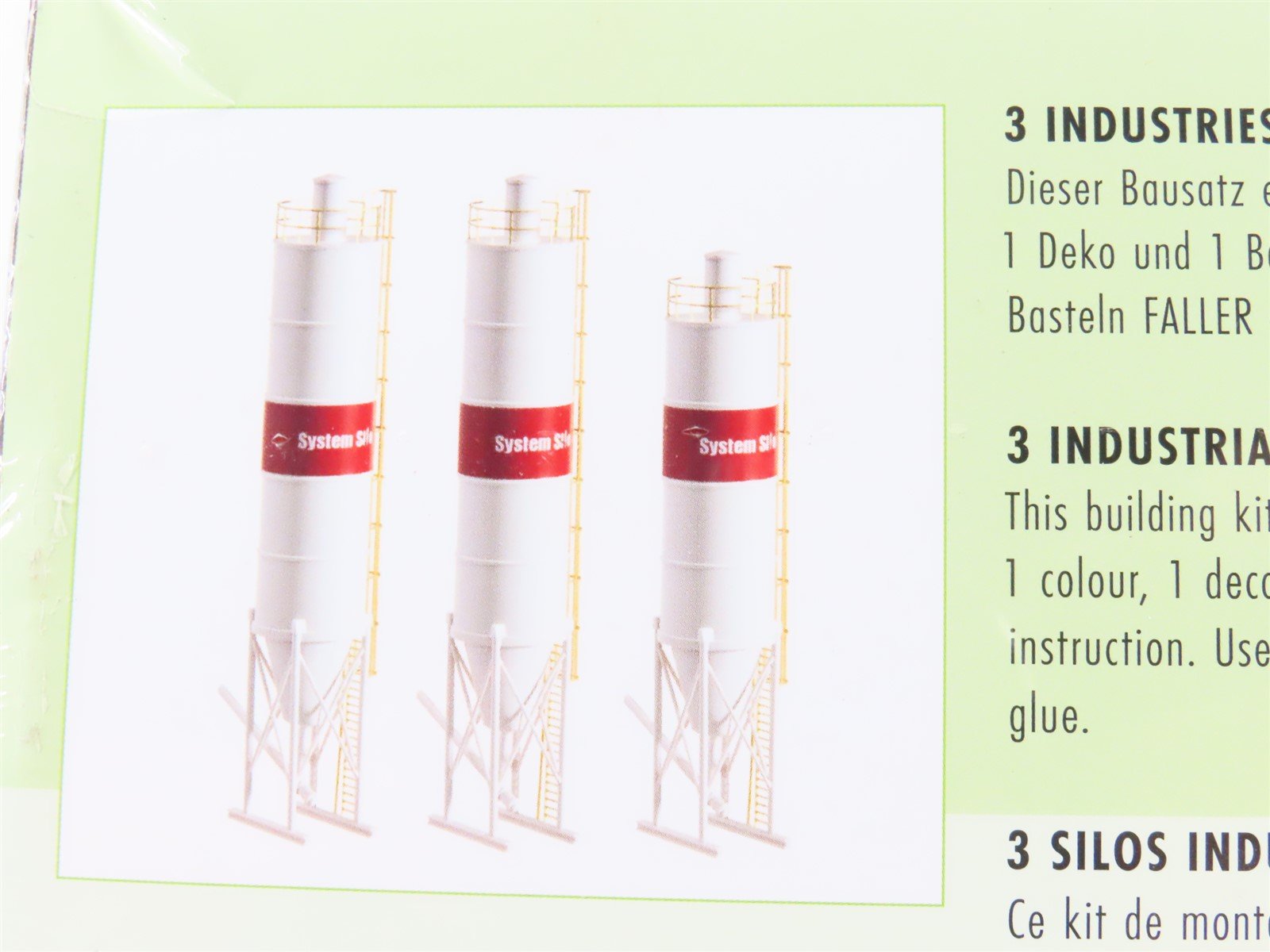 N Scale Faller 222207 3 Industrial Silo Kit SEALED