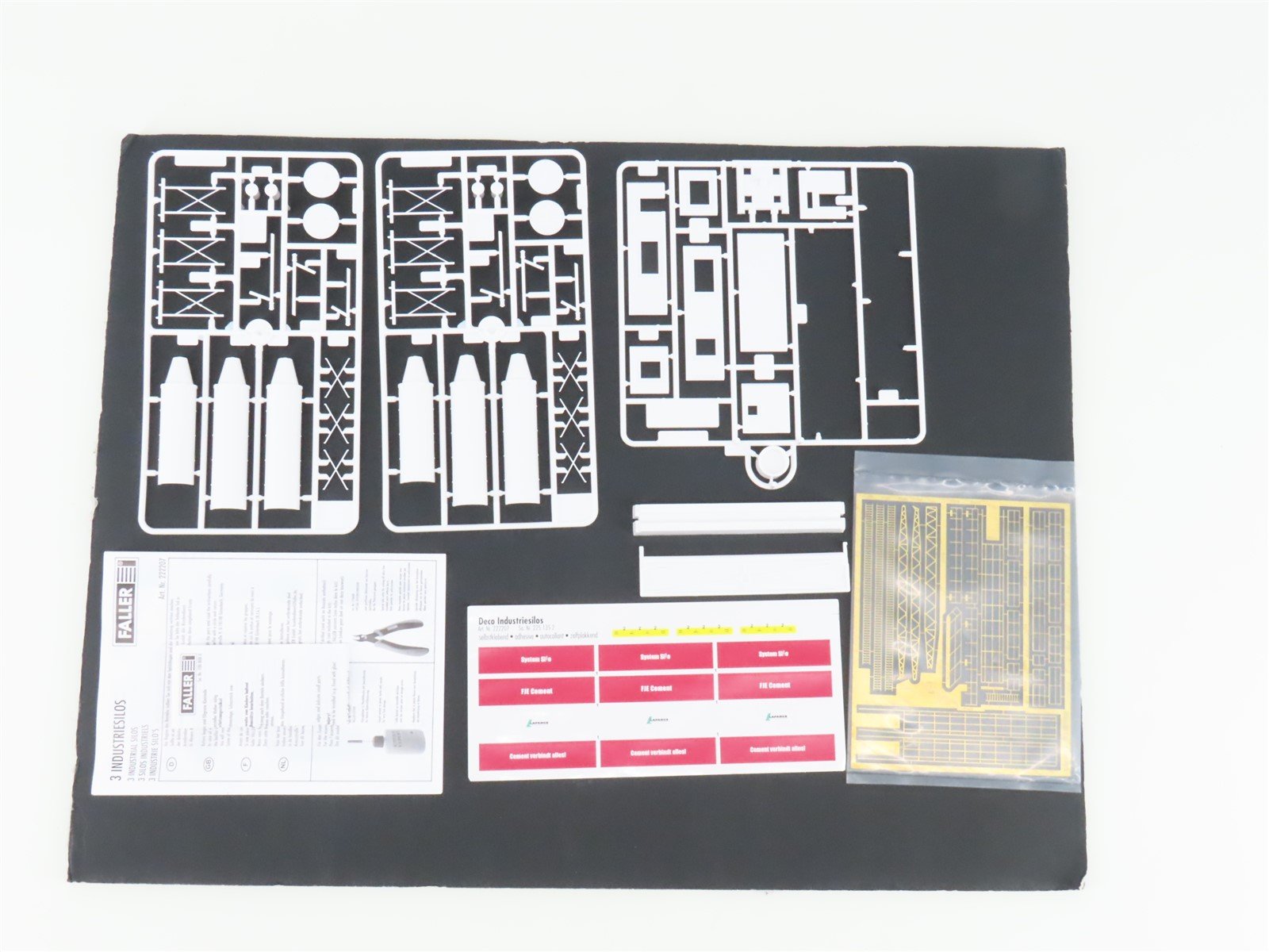 N Scale Faller 3 Industrial Silo Kit