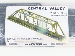 N Scale Central Valley 1815 High Portal Truss Bridge Kit
