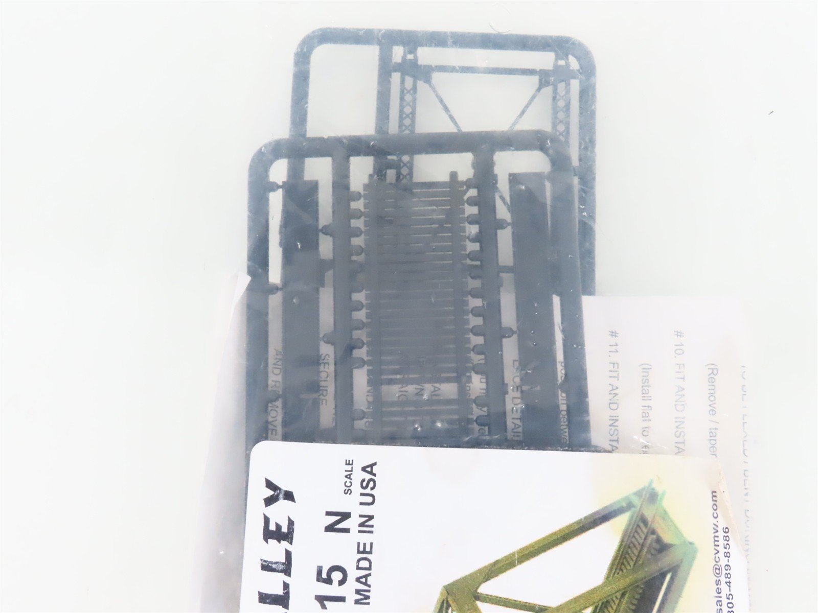 N Scale Central Valley 1815 High Portal Truss Bridge Kit