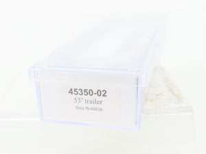 N Scale Trainworx 45350-02 Xtra 53' Trailer #W40836