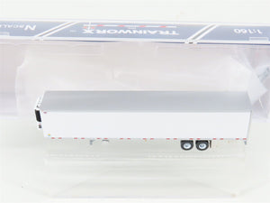 N Scale Trainworx 45399-4 Wabash 53' Reefer Trailer