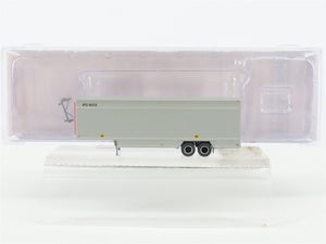 N Scale Trainworx 40144-40 UPSZ 40' Parcel Van Trailer #86559