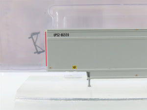 N Scale Trainworx 40144-40 UPSZ 40' Parcel Van Trailer #86559