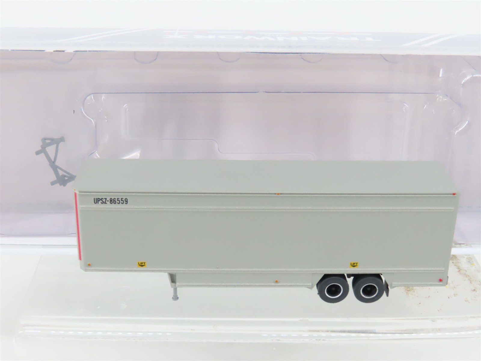 N Scale Trainworx 40144-40 UPSZ 40' Parcel Van Trailer #86559
