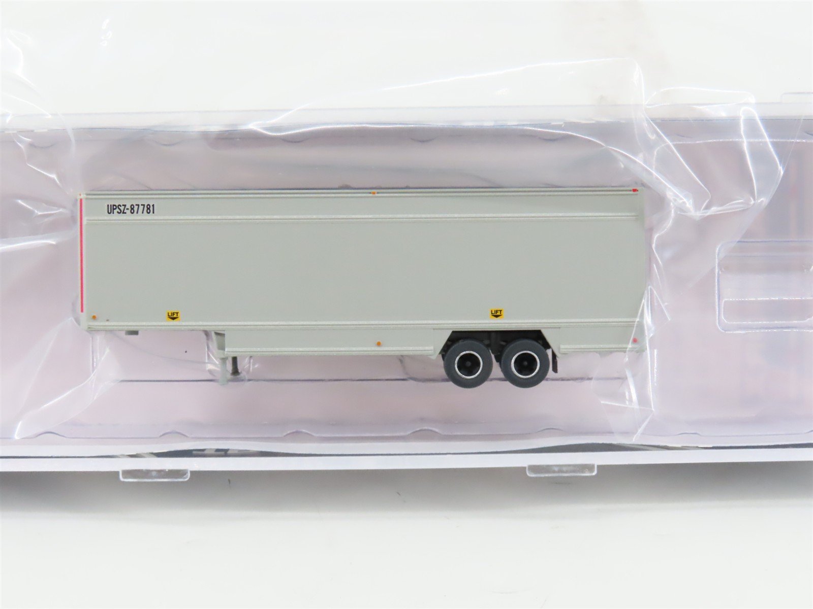 N Scale Trainworx 40144-42 UPSZ 40' Parcel Van Trailer #87781