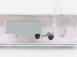N Scale Trainworx Unlettered 28' Parcel Van Trailer #287028