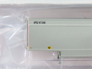 N Scale Trainworx 40144-41 UPSZ 40' Parcel Van Trailer #87346