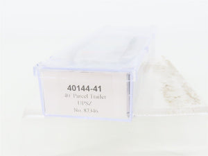 N Scale Trainworx 40144-41 UPSZ 40' Parcel Van Trailer #87346