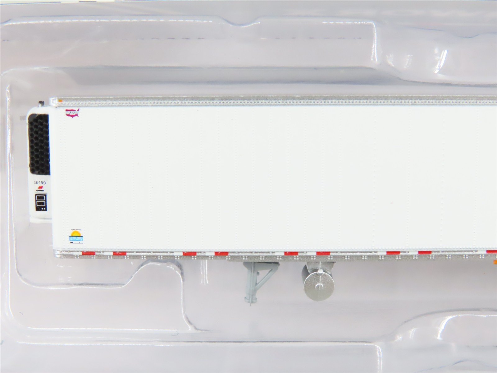 N Scale Trainworx 45399-4 Wabash 53' Reefer Trailer
