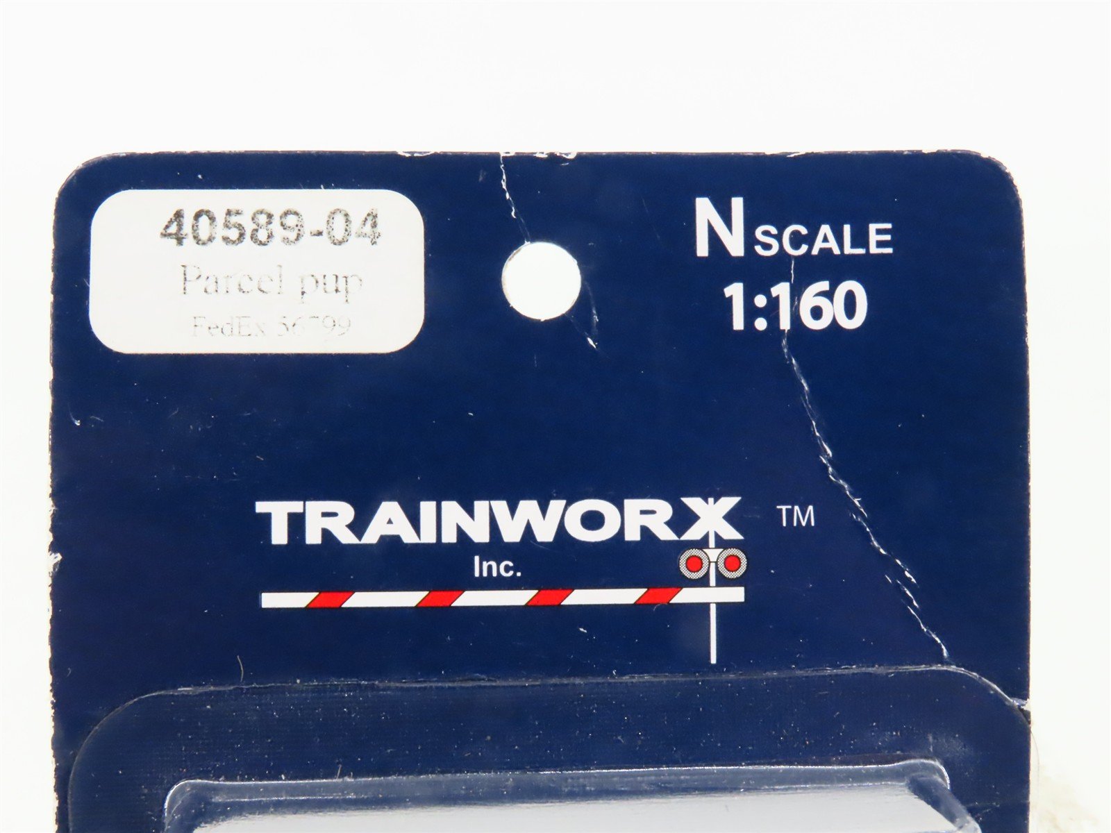 N Scale TrainWorx 40589-04 FedEx Parcel Pup Trailer #56799