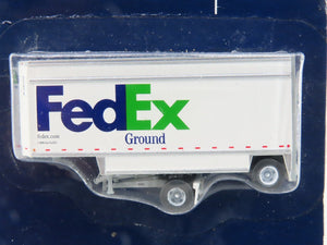 N Scale TrainWorx 40589-01 FedEx Parcel Pup Trailer #53476