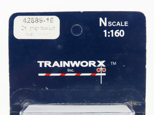 N Scale TrainWorx 42889-16 FedEx 28' Pup Trailer #P10547