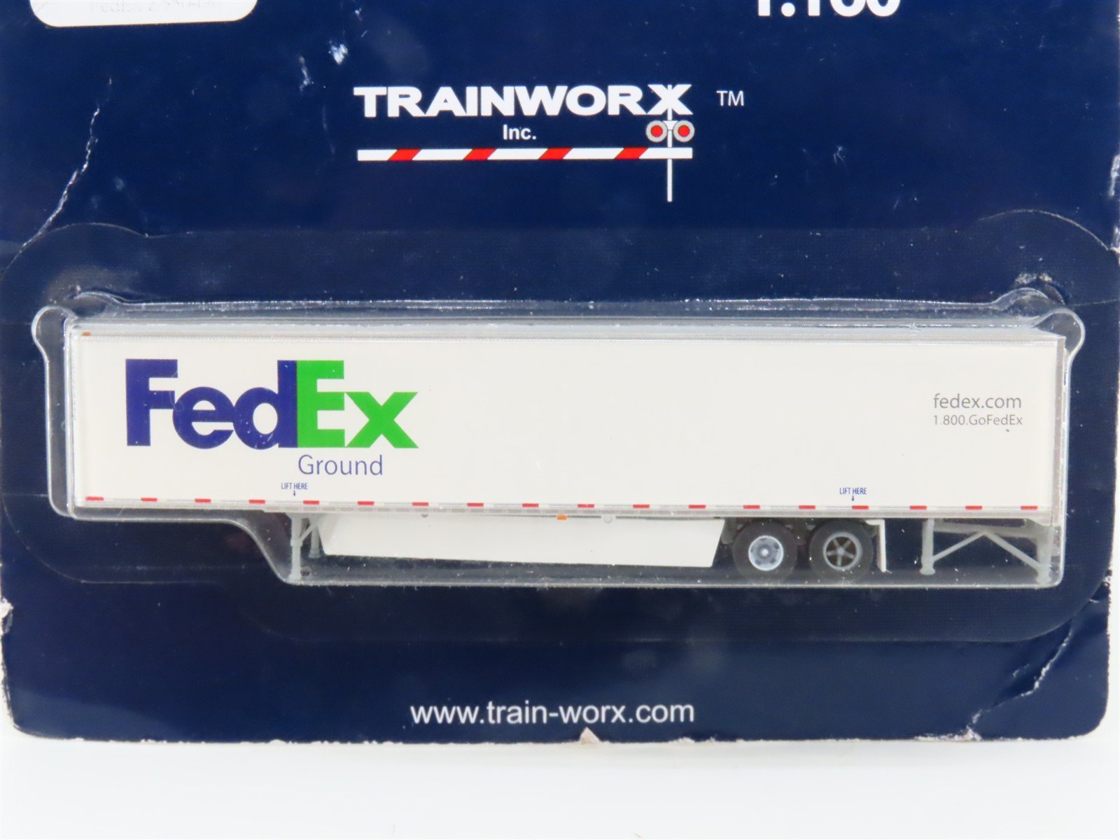 N Scale TrainWorx 45389-04 FedEx 53' Trailer #Z550496