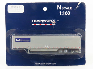 N Scale TrainWorx 45389-14 FedEx 53' Trailer #971693