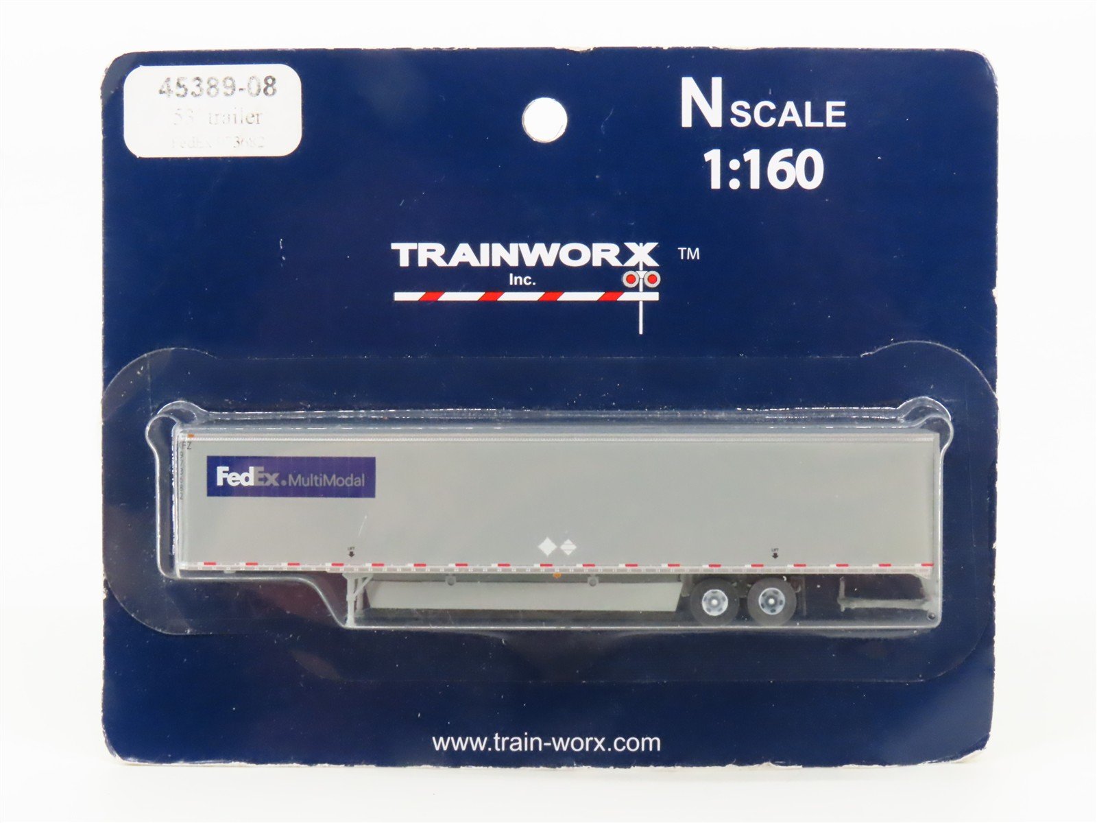 N Scale TrainWorx 45389-08 FedEx 53' Trailer #973682