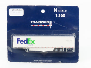N Scale TrainWorx 45389-06 FedEx 53' Trailer #Z550510