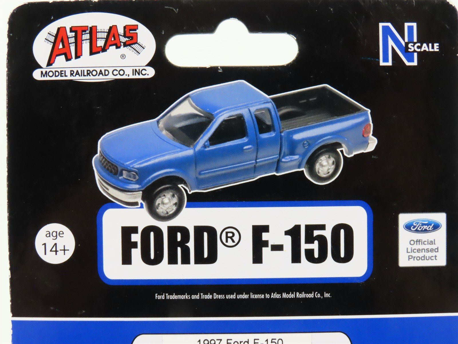 N Scale Atlas 2947 1997 Ford F-150 Green/Tan Pick-up Trucks 2-Pack