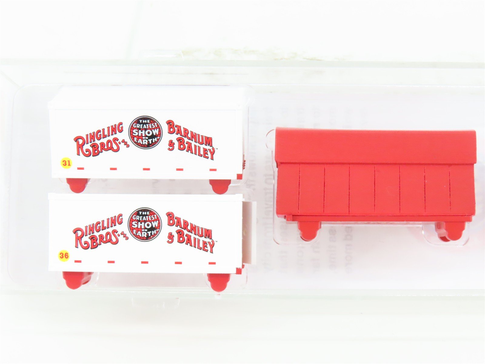 N Scale Micro-Trains MTL 46200010 Ringling Bros. Barnum Bailey Wagon Load 6-Pack