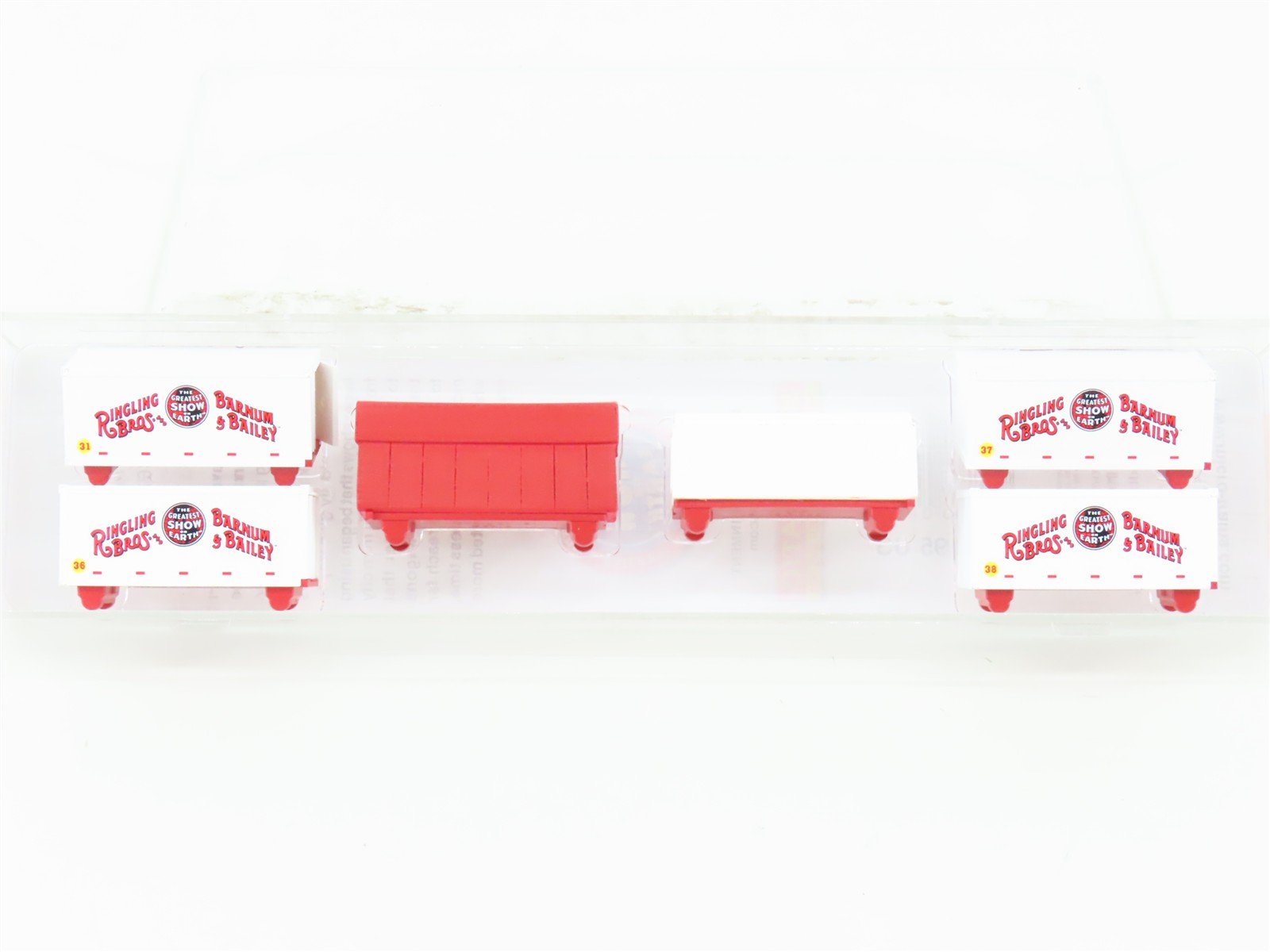 N Scale Micro-Trains MTL 46200010 Ringling Bros. Barnum Bailey Wagon Load 6-Pack