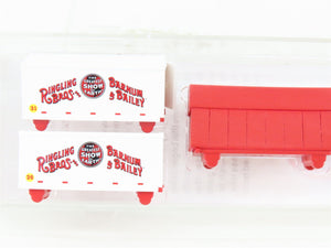 N Scale Micro-Trains MTL 46200010 Ringling Bros. Barnum Bailey Wagon Load 6-Pack