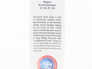 N Scale Micro-Trains MTL 46200010 Ringling Bros. Barnum Bailey Wagon Load 6-Pack