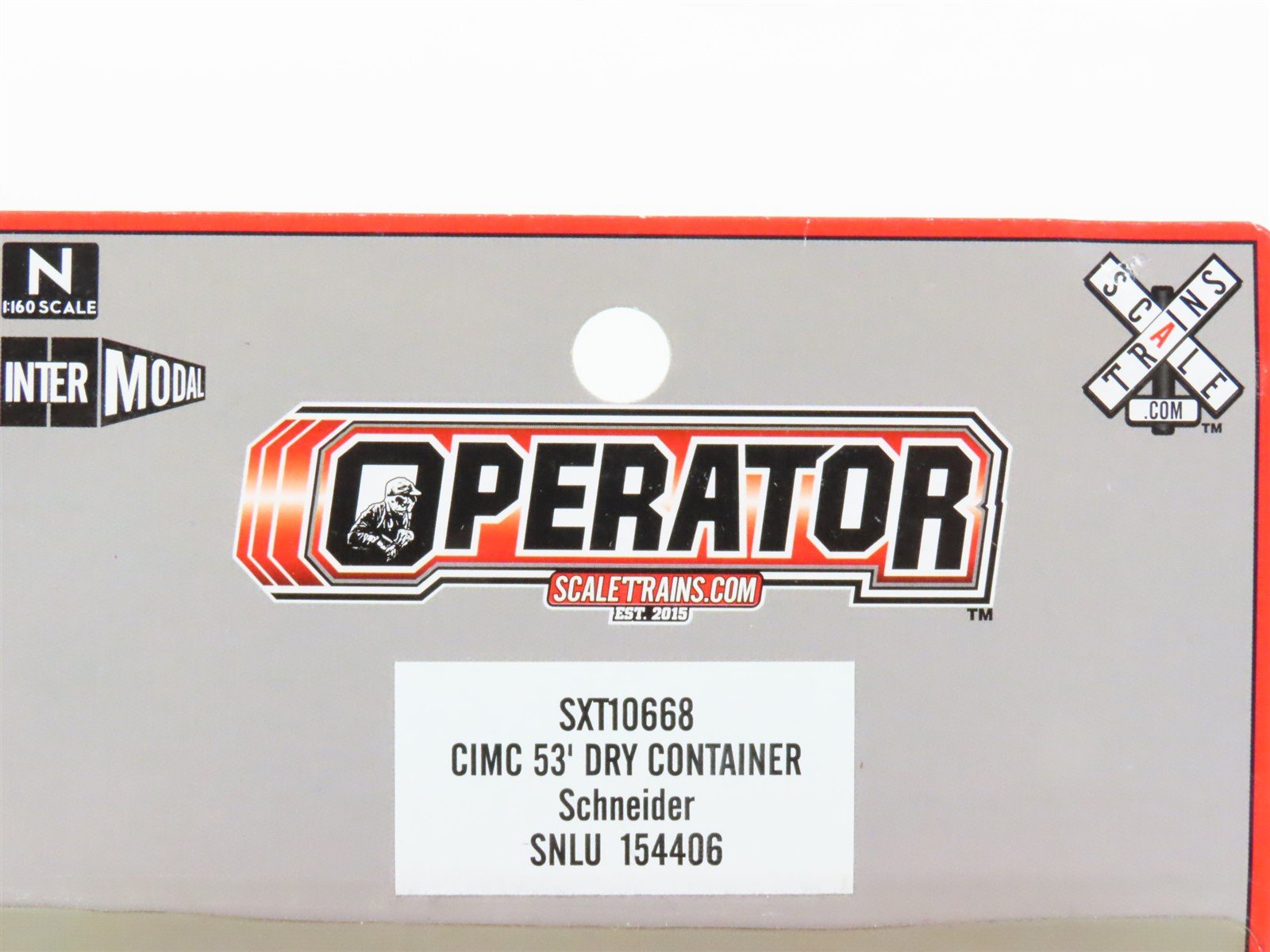 N Scaletarins.com SXT10668 SNLU Schneider 53' Container #154406
