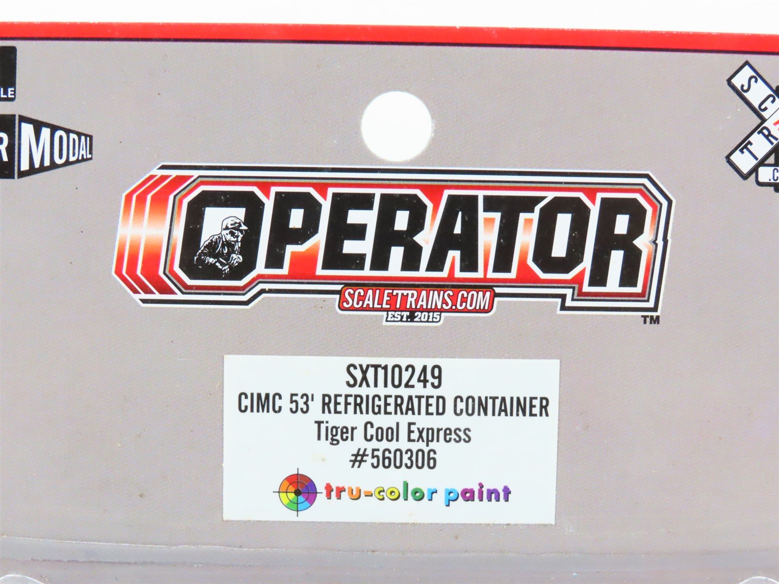 N Scaletarins.com SXT10249 Tiger Cool Express 53' Refrigerated Container #560306