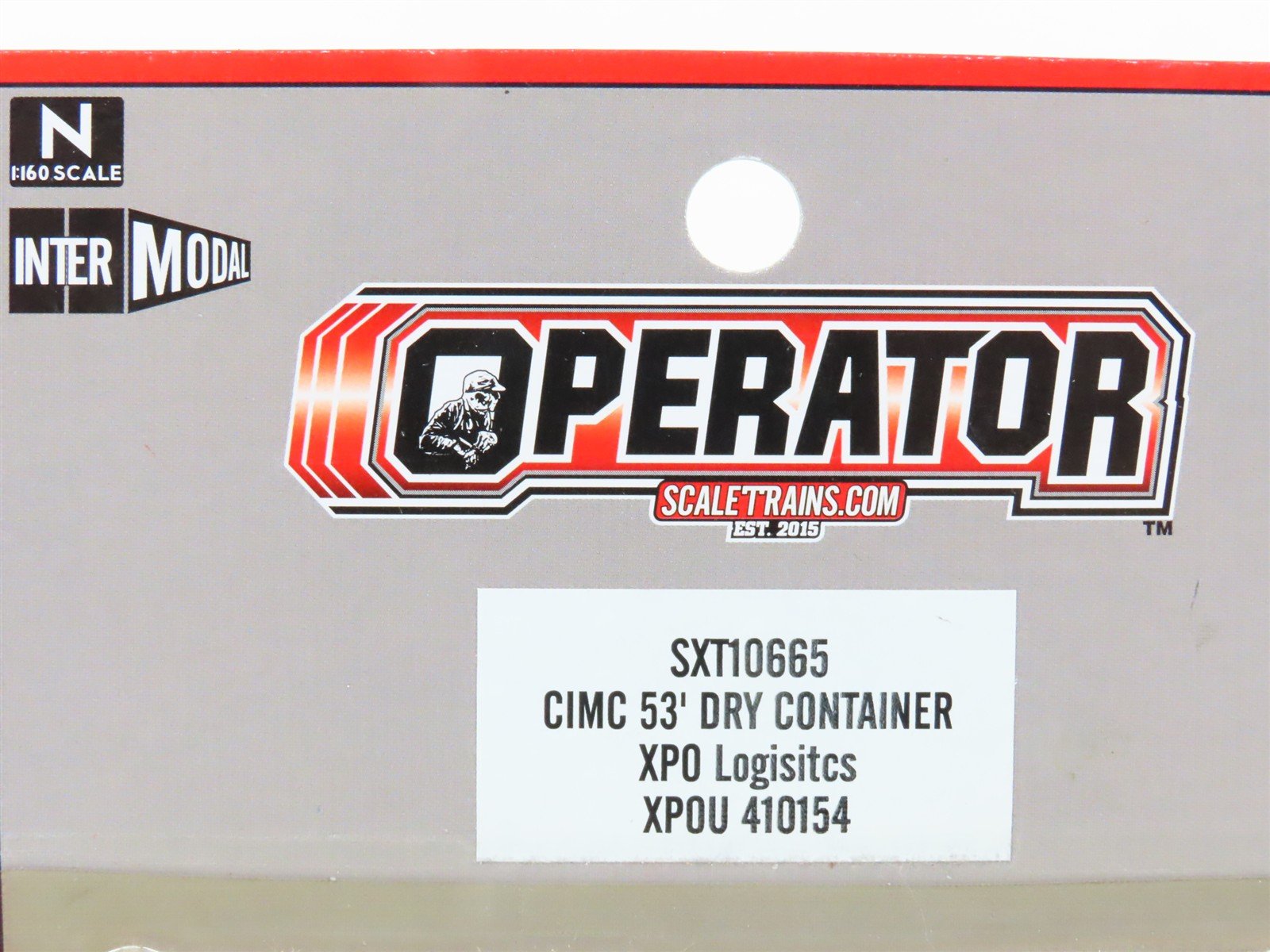 N Scaletarins.com SXT10665 XPOU XPO Logistics 53' Container #410154