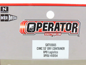 N Scaletarins.com SXT10665 XPOU XPO Logistics 53' Container #410154