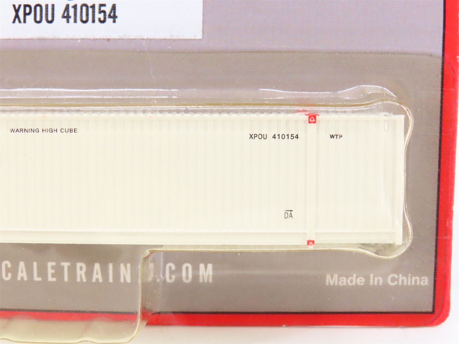 N Scaletarins.com SXT10665 XPOU XPO Logistics 53' Container #410154