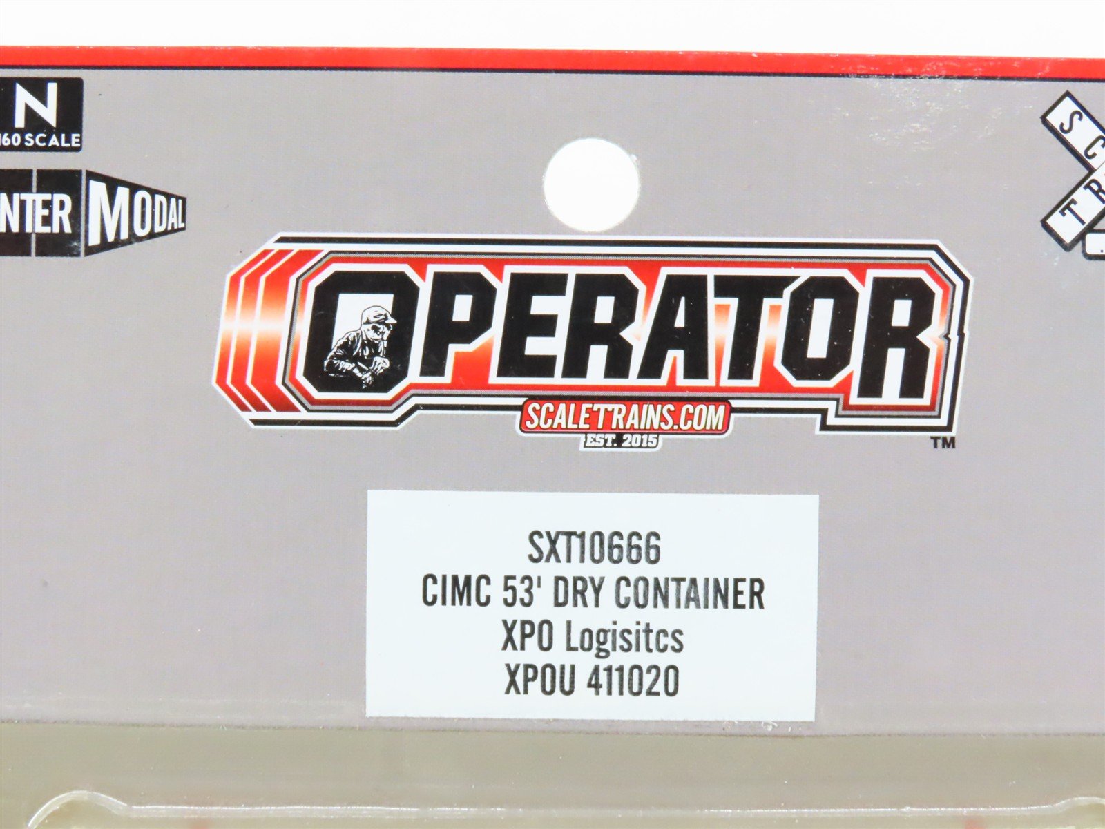 N Scaletarins.com SXT10666 XPOU XPO Logistics 53' Container #411020