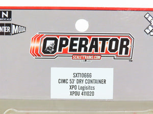 N Scaletarins.com SXT10666 XPOU XPO Logistics 53' Container #411020