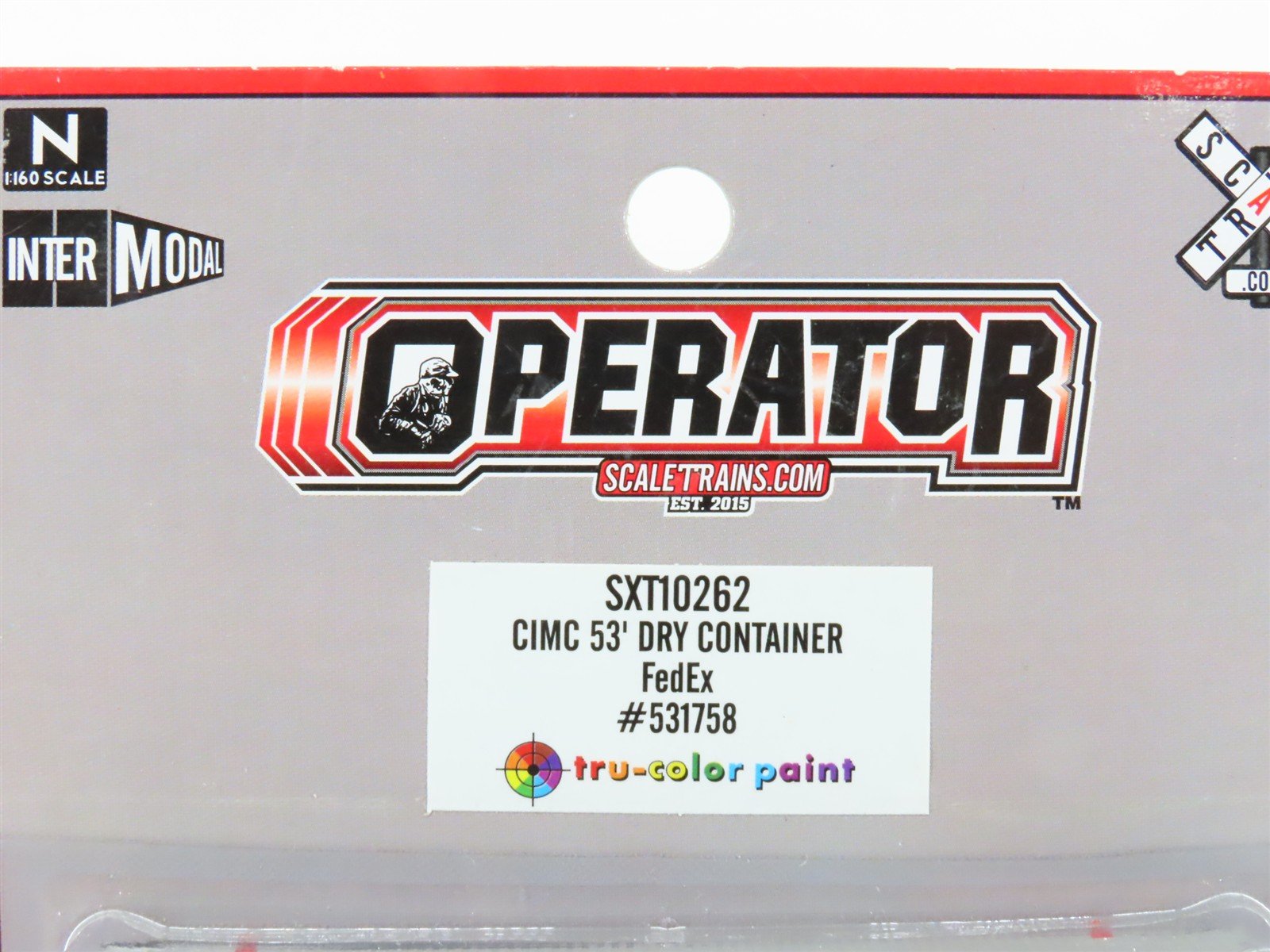 N Scaletrains.com SXT10262 FedEx 53' Container #531758