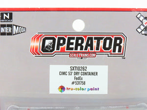 N Scaletrains.com SXT10262 FedEx 53' Container #531758