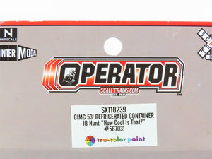 N Scaletrains.com SXT10239 JB Hunt 