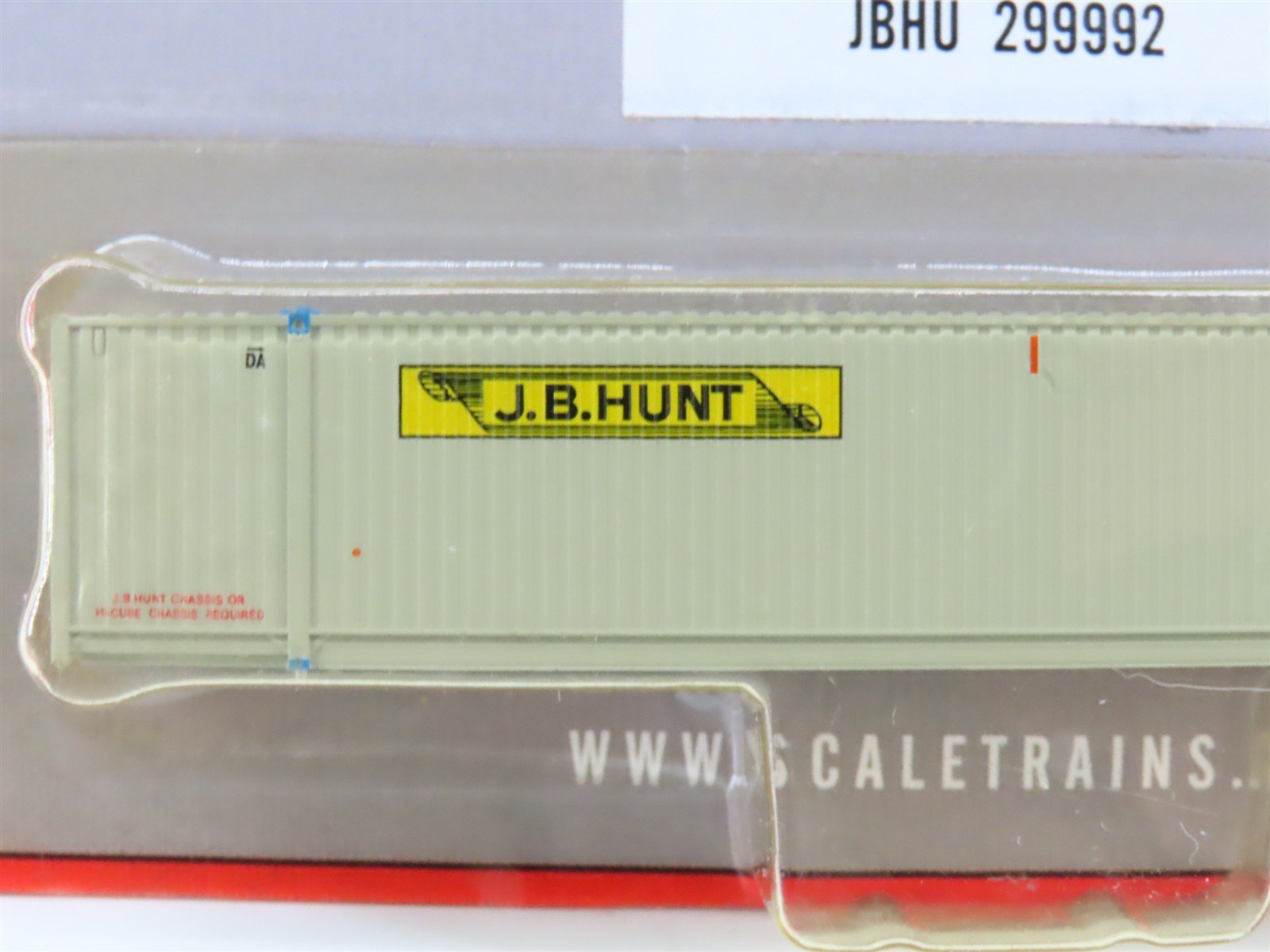 N Scaletrains.com SXT10661 JB Hunt 53' Container #299992