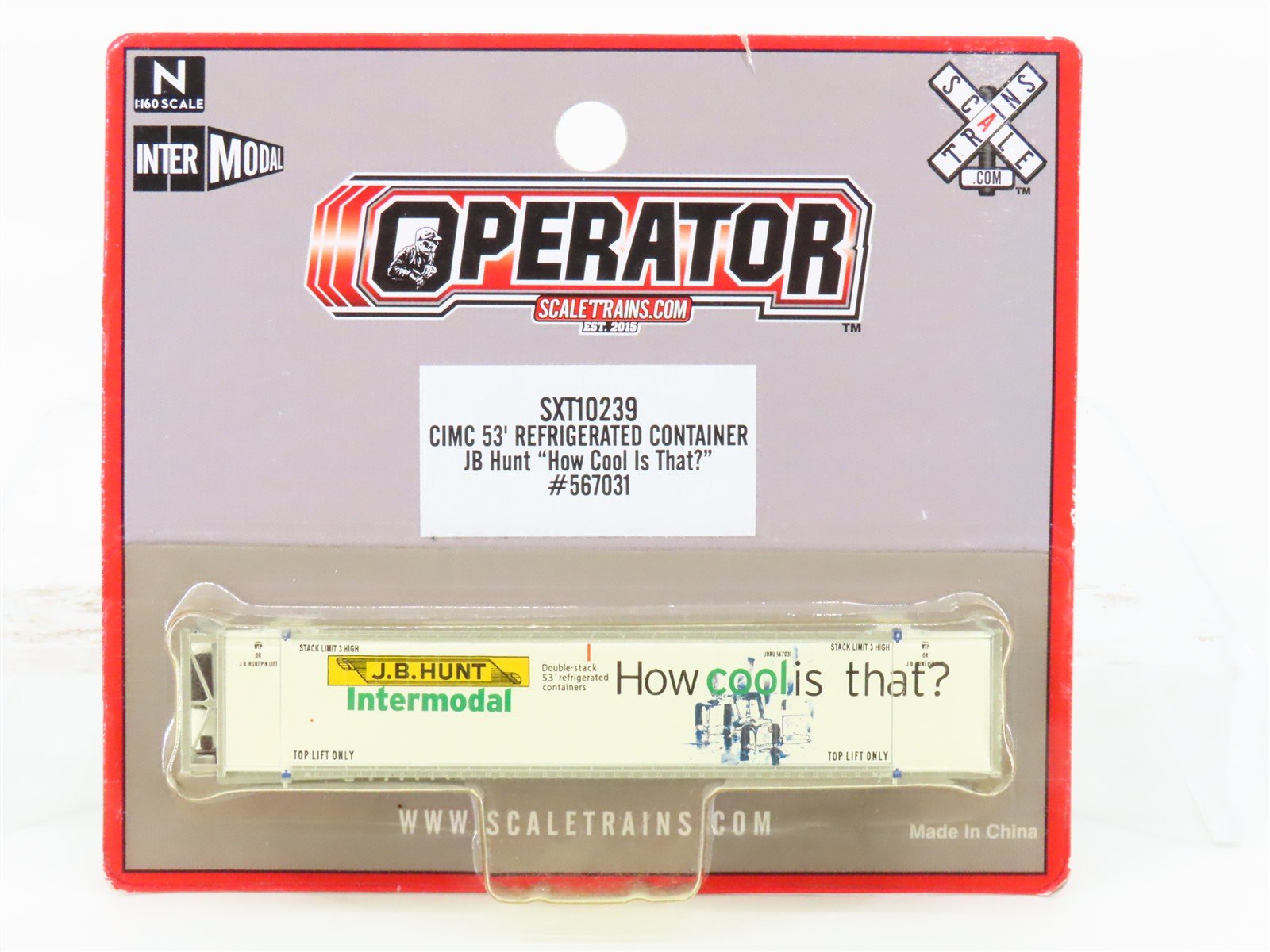 N Scaletrains.com SXT10239 JB Hunt 