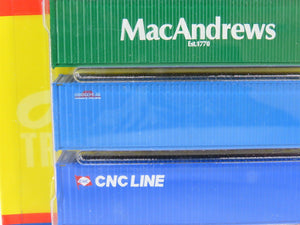 N Scale Athearn ATH17646 Assorted 40' Corrugated Container 3-Pack
