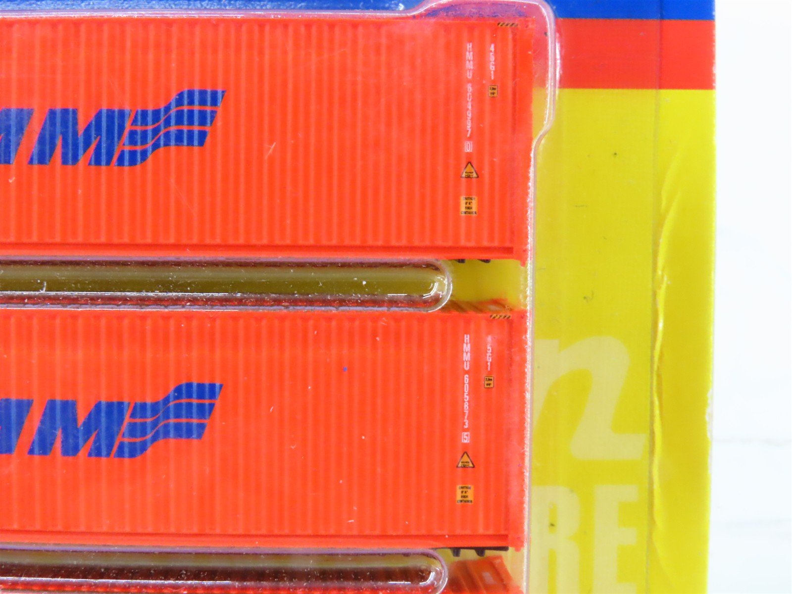 N Scale Athearn ATH17648 HMM Hyundai Merchant 40' Corrugated Container 3-Pack