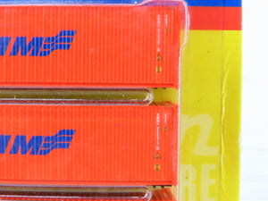 N Scale Athearn ATH17648 HMM Hyundai Merchant 40' Corrugated Container 3-Pack