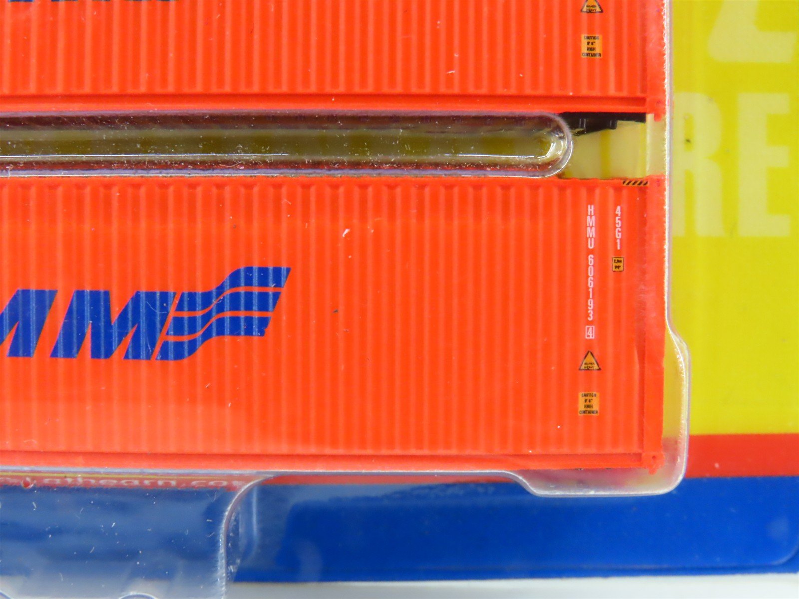 N Scale Athearn ATH17648 HMM Hyundai Merchant 40' Corrugated Container 3-Pack
