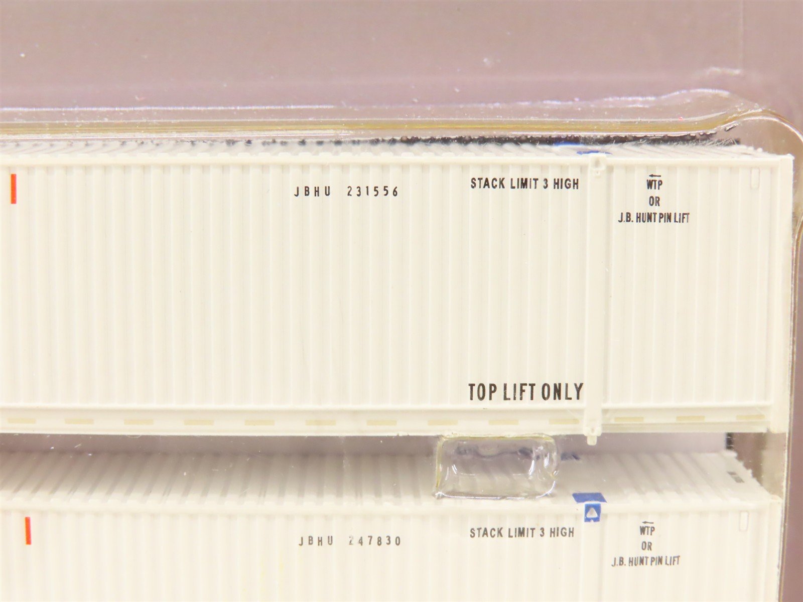 N Scaletrains.com SXT10265 JB Hunt Intermodal 53' Container 3-Pack