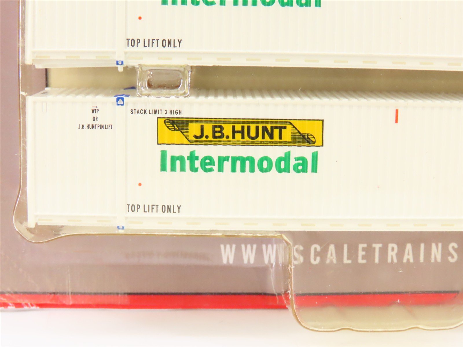 N Scaletrains.com SXT10264 JB Hunt Intermodal 53' Container 3-Pack