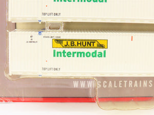 N Scaletrains.com SXT10264 JB Hunt Intermodal 53' Container 3-Pack