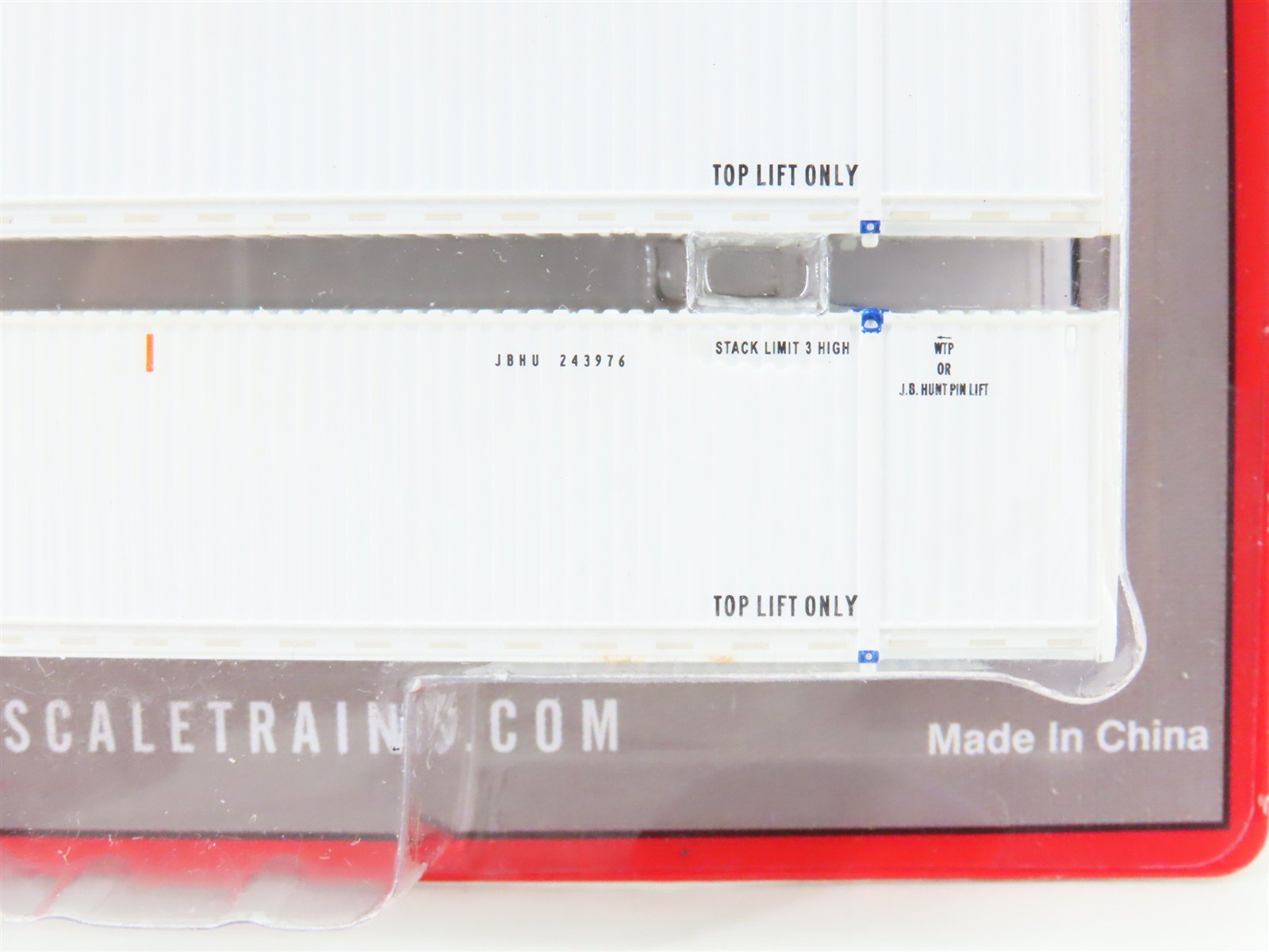 N Scaletrains.com SXT10264 JB Hunt Intermodal 53' Container 3-Pack